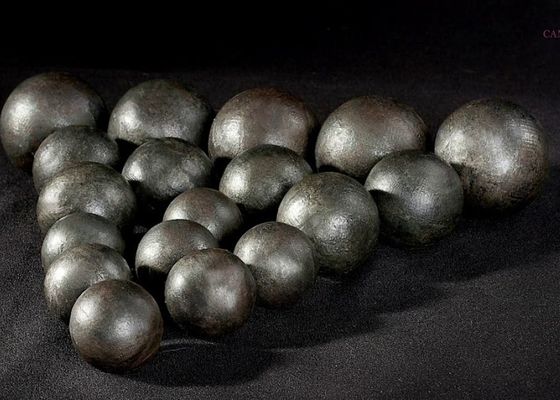 كرة طحن فولاذية مزورة 52-65 HRC عالية الجودة 40 مم 50 مم كرة طحن مزورة من الحديد